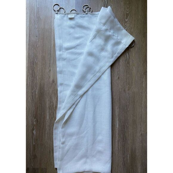 Threshold 1 Panel Light Filtering Long Window Curtain - Picture 4 of 6